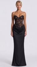 MENDY dress black - front