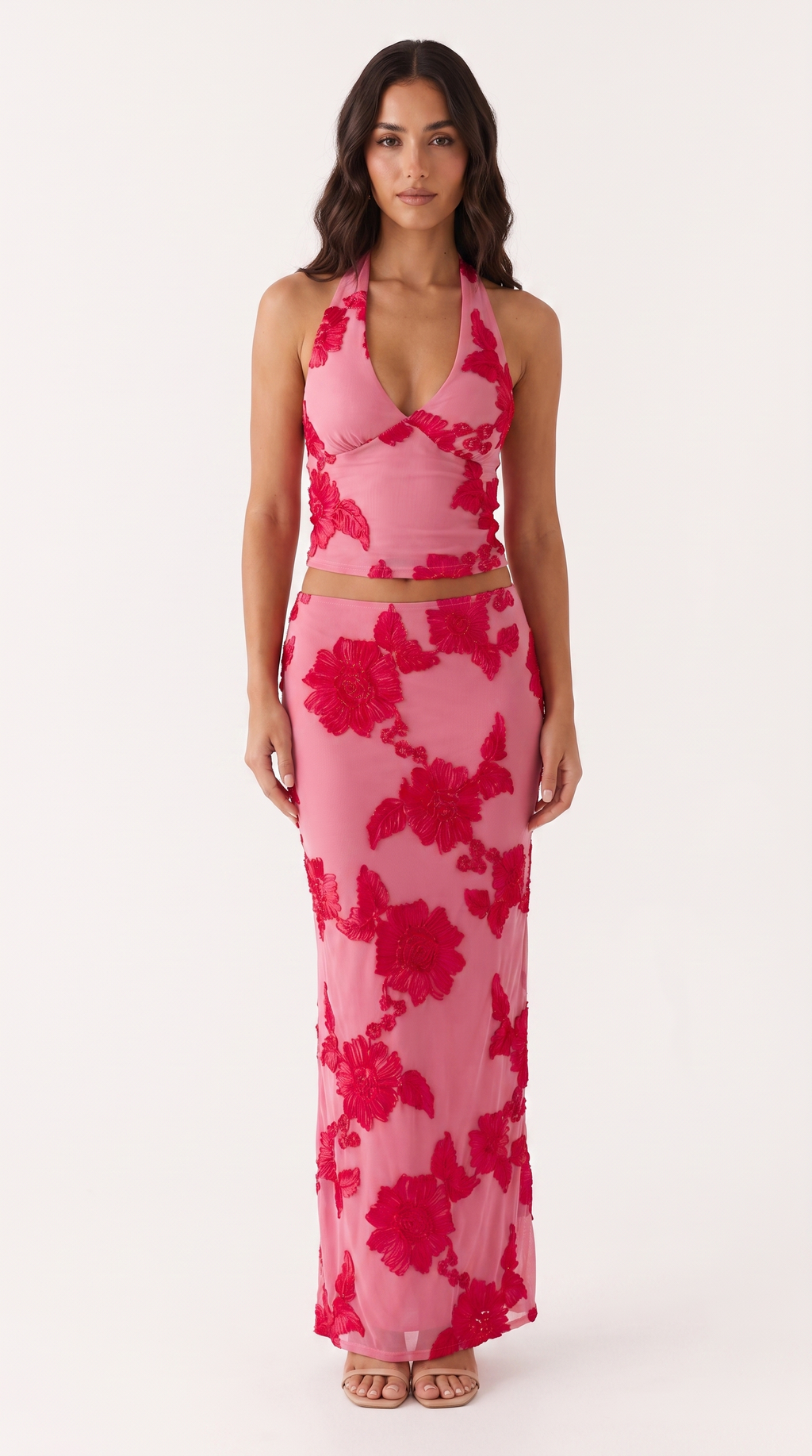 BAR|pink floral|F